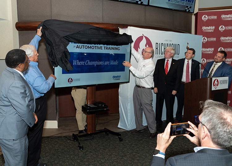 Hendrick RichmondCC Announcement Unveil.jpg