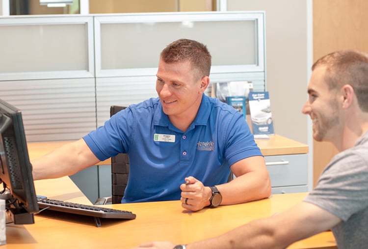 Hendrick Automotive Group applying for a car loan.jpg