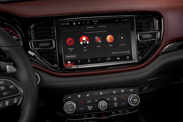 2023 Dodge Durango Hendrick Cars display screen.jpg